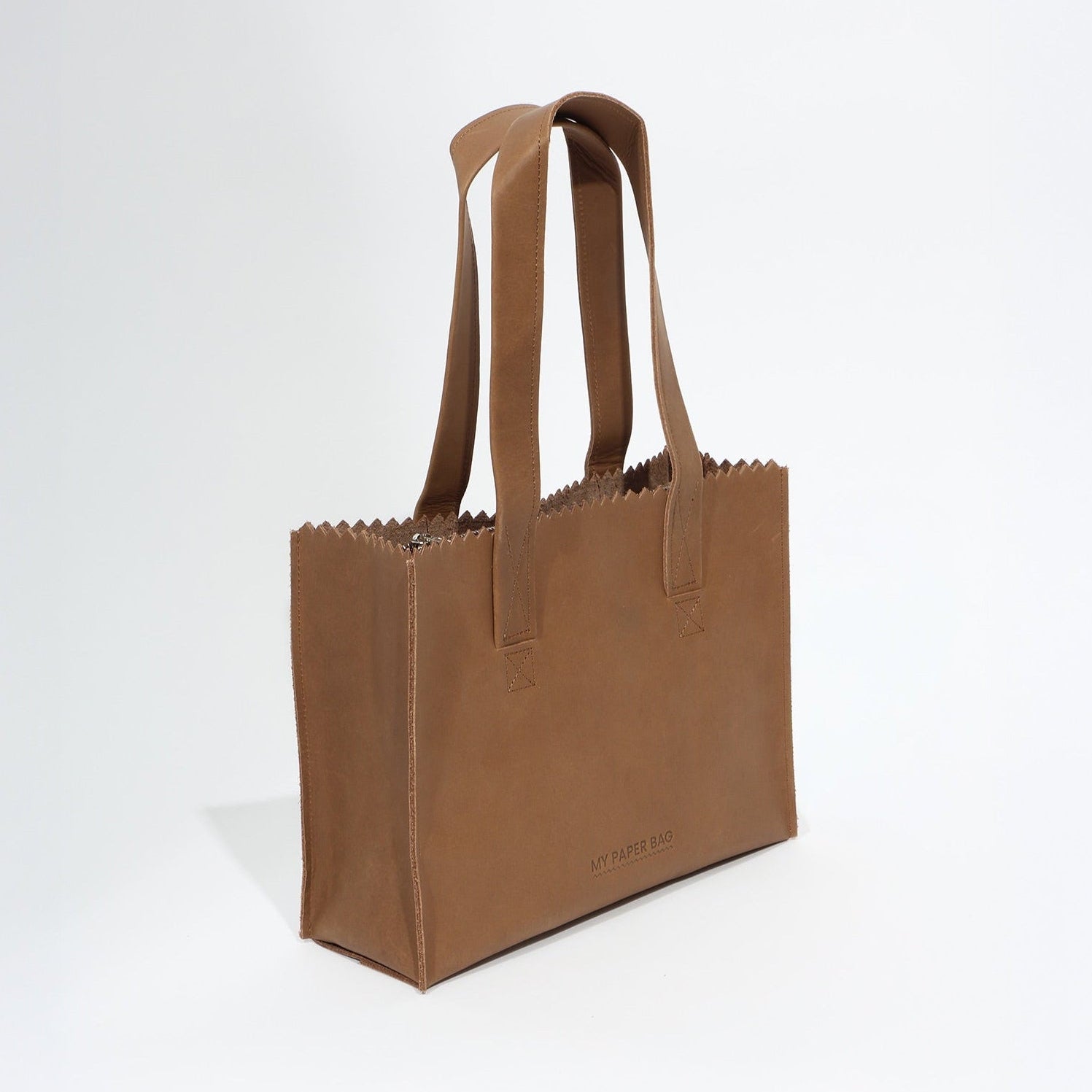 Brown Handbag by MY PAPER BAG