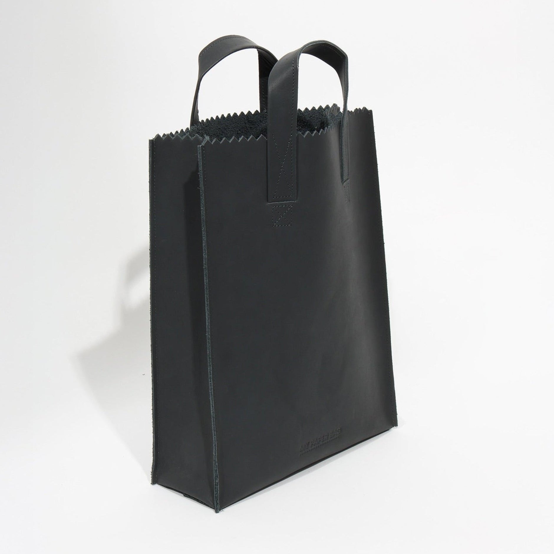 Vintage Black  short Handles bij MY PAPER BAG